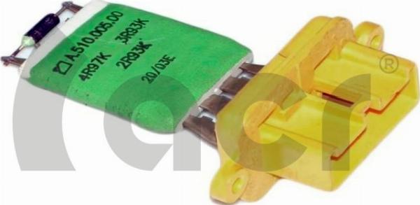 ACR 160570 - Опір, реле, вентилятор салону autocars.com.ua