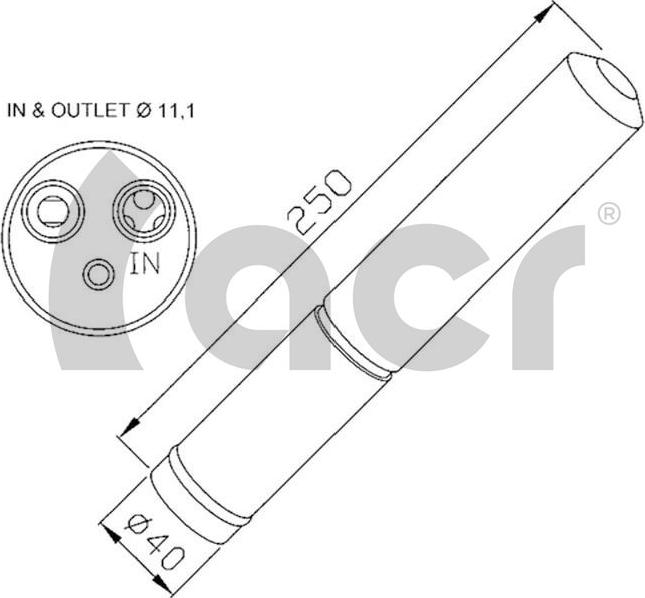 ACR 170360 - Осушувач, кондиціонер autocars.com.ua