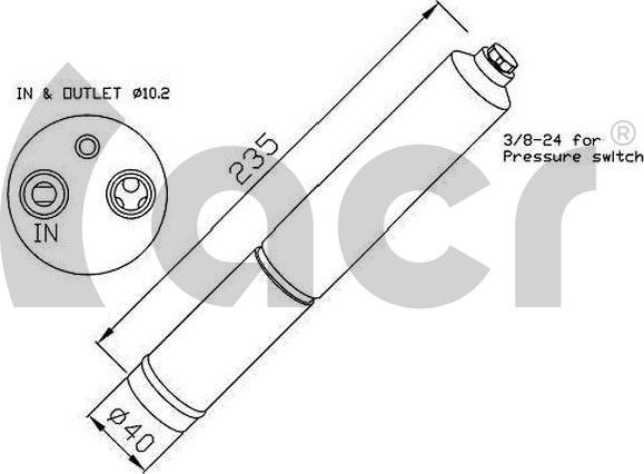 ACR 170451 - Осушувач, кондиціонер autocars.com.ua