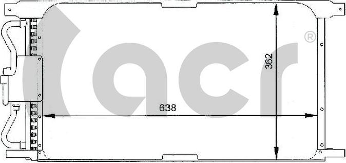 ACR 300061 - Конденсатор кондиционера autodnr.net