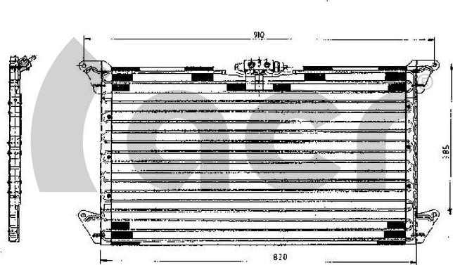 ACR 300139 - Конденсатор, кондиціонер autocars.com.ua