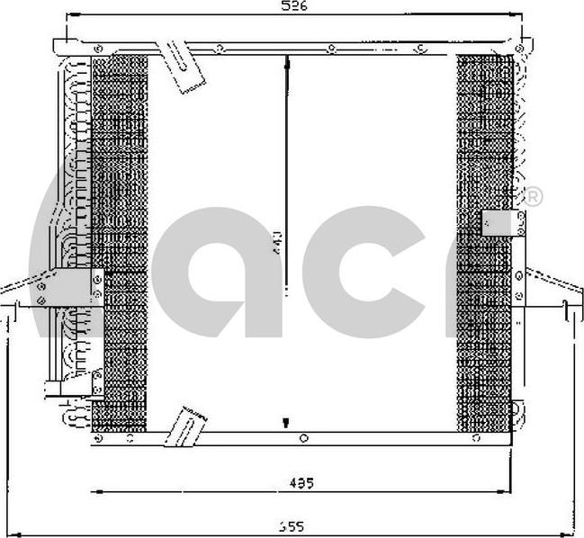 ACR 300194 - Конденсатор, кондиціонер autocars.com.ua