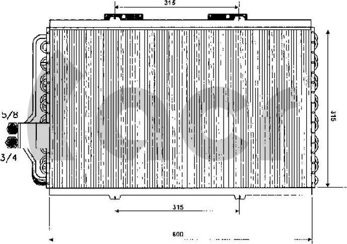 ACR 300218 - Конденсатор, кондиціонер autocars.com.ua