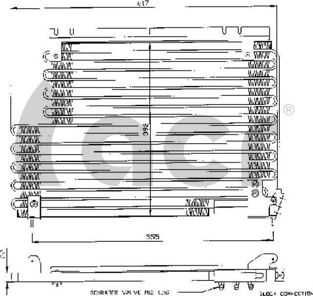 ACR 300242 - Конденсатор, кондиціонер autocars.com.ua