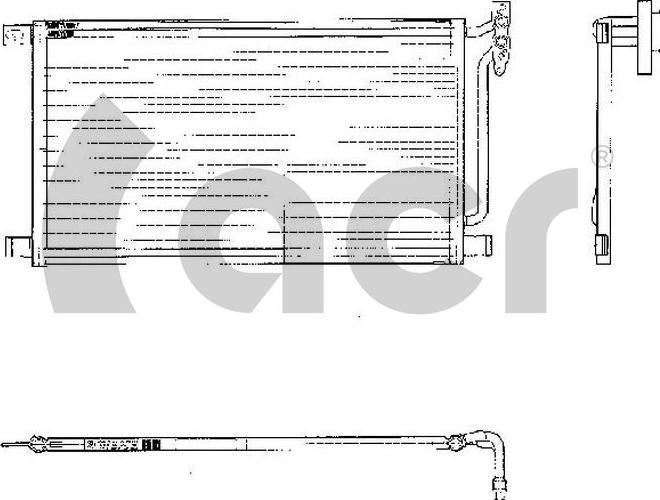 ACR 300269 - Конденсатор, кондиціонер autocars.com.ua