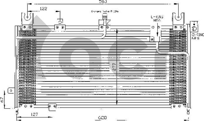 ACR 300320 - Конденсатор, кондиціонер autocars.com.ua