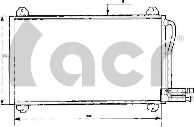 ACR 300445 - Конденсатор кондиционера autodnr.net