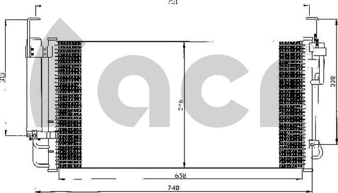 ACR 300518 - Конденсатор, кондиціонер autocars.com.ua