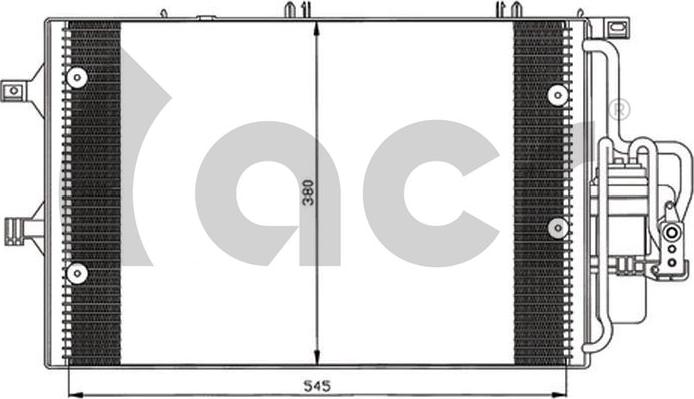 ACR 300589 - Конденсатор кондиционера autodnr.net