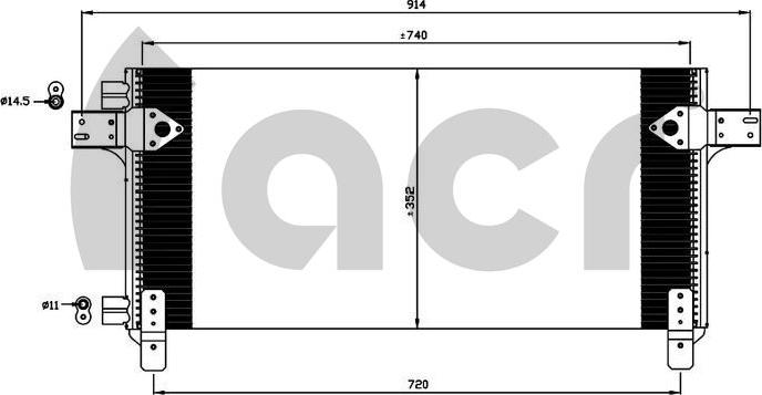 ACR 300660 - Конденсатор кондиционера autodnr.net
