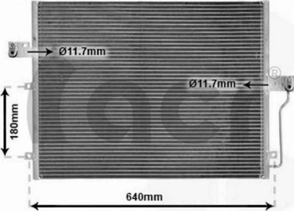 ACR 300793 - Конденсатор, кондиціонер autocars.com.ua