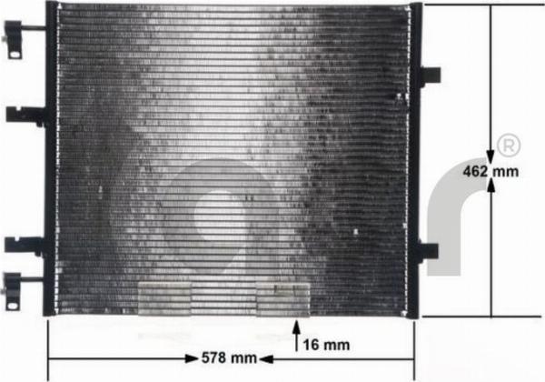 ACR 300799 - Конденсатор, кондиціонер autocars.com.ua