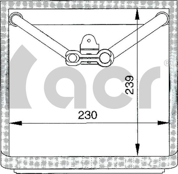 ACR 310024 - Випарник, кондиціонер autocars.com.ua