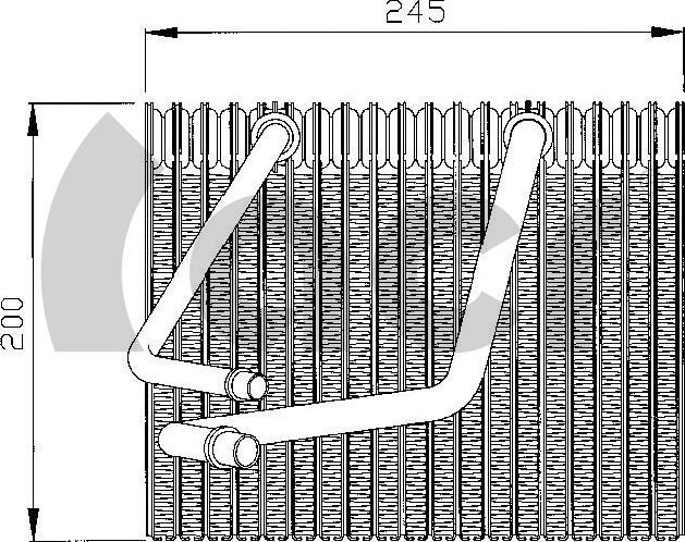 ACR 310147 - Випарник, кондиціонер autocars.com.ua