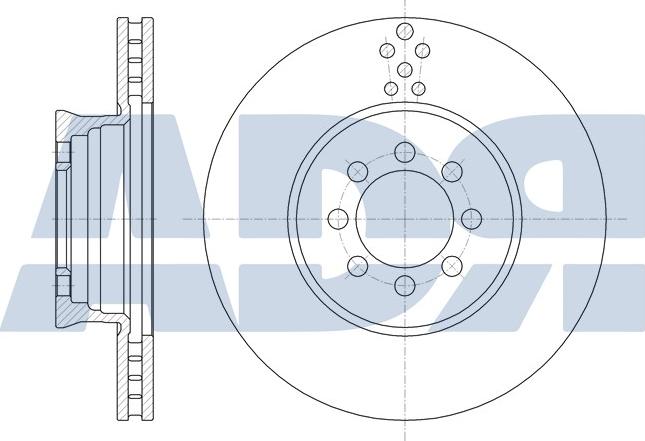 ADR 18532900 - Тормозной диск autodnr.net