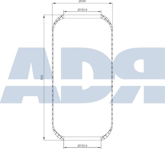 ADR 51212250 - Кожух пневматической рессоры autodnr.net