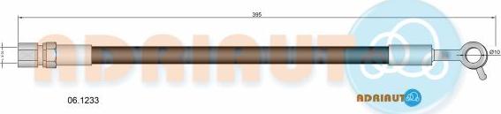 Adriauto 06.1233 - Гальмівний шланг autocars.com.ua