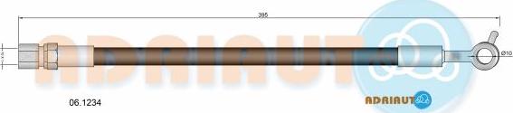 Adriauto 06.1234 - Гальмівний шланг autocars.com.ua