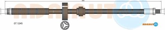 Adriauto 07.1245 - Тормозной шланг avtokuzovplus.com.ua