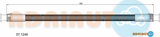 Adriauto 07.1246 - Тормозной шланг avtokuzovplus.com.ua