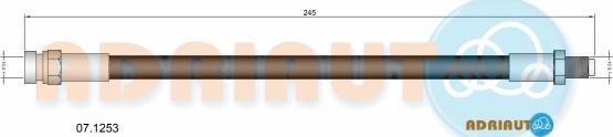 Adriauto 07.1253 - Тормозной шланг avtokuzovplus.com.ua