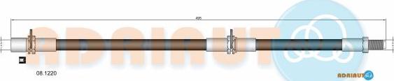 Adriauto 08.1220 - Тормозной шланг avtokuzovplus.com.ua