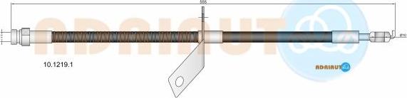 Adriauto 10.1219.1 - Гальмівний шланг autocars.com.ua