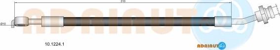 Adriauto 10.1224.1 - Тормозной шланг avtokuzovplus.com.ua