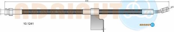 Adriauto 10.1241 - Гальмівний шланг autocars.com.ua