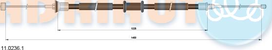 Adriauto 11.0236.1 - Тросик, cтояночный тормоз avtokuzovplus.com.ua