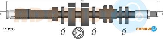 Adriauto 11.1283 - Гальмівний шланг autocars.com.ua
