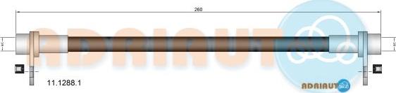 Adriauto 11.1288.1 - Тормозной шланг avtokuzovplus.com.ua