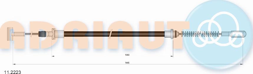 Adriauto 11.2223 - Тросик, cтояночный тормоз avtokuzovplus.com.ua