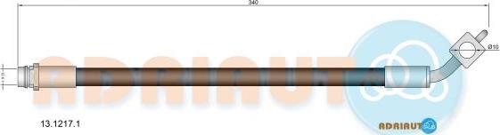 Adriauto 13.1217.1 - Тормозной шланг avtokuzovplus.com.ua