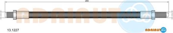Adriauto 13.1227 - Гальмівний шланг autocars.com.ua