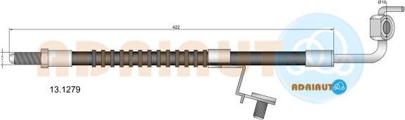 Adriauto 13.1279 - Тормозной шланг avtokuzovplus.com.ua