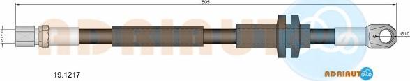 Adriauto 19.1217 - Гальмівний шланг autocars.com.ua