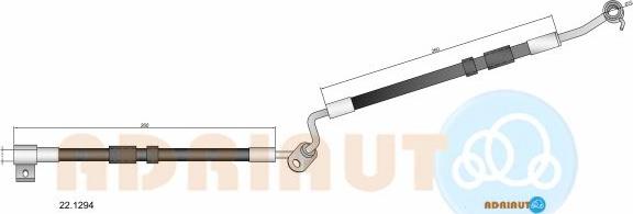 Adriauto 22.1294 - Гальмівний шланг autocars.com.ua