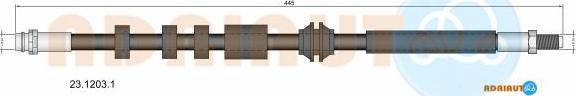 Adriauto 23.1203.1 - Гальмівний шланг autocars.com.ua