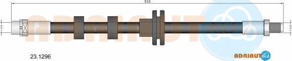 Adriauto 23.1296 - Тормозной шланг avtokuzovplus.com.ua