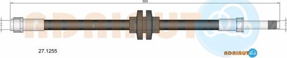 Adriauto 27.1255 - Гальмівний шланг autocars.com.ua