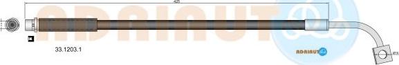 Adriauto 33.1203.1 - Тормозной шланг avtokuzovplus.com.ua