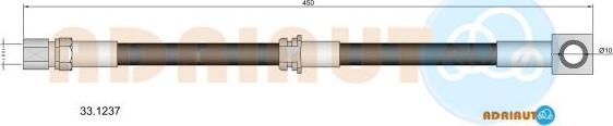 Adriauto 33.1237 - Тормозной шланг avtokuzovplus.com.ua