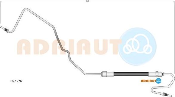 Adriauto 35.1276 - Тормозной шланг avtokuzovplus.com.ua