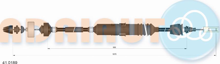 Adriauto 41.0189 - Трос, управління зчепленням autocars.com.ua