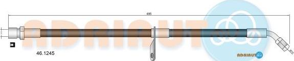 Adriauto 46.1245 - Гальмівний шланг autocars.com.ua