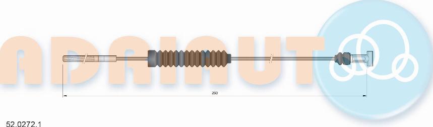 Adriauto 52.0272.1 - Тросик, cтояночный тормоз avtokuzovplus.com.ua
