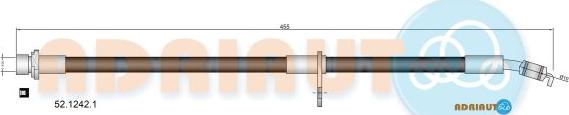 Adriauto 52.1242.1 - Тормозной шланг avtokuzovplus.com.ua