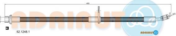 Adriauto 52.1248.1 - Тормозной шланг avtokuzovplus.com.ua