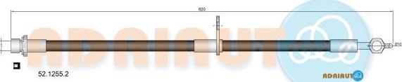 Adriauto 52.1255.2 - Тормозной шланг avtokuzovplus.com.ua